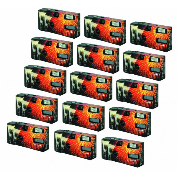 Partykamera "Let`s Party" 15er Pack Einwegkamera mit Blitz (27 Aufn. 400 ASA)-32